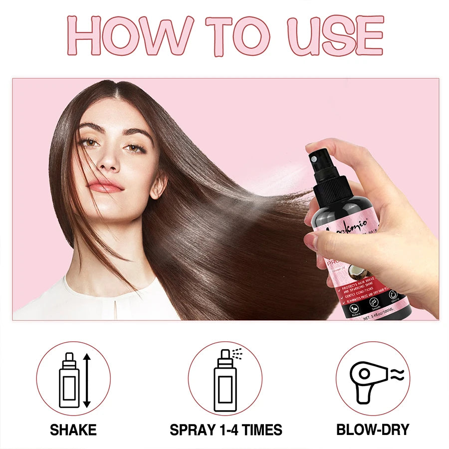 Protection thermique pour cheveux